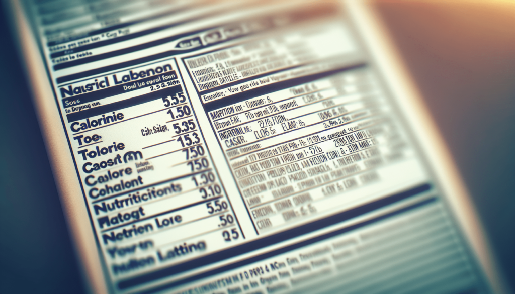 How To Read Food Labels